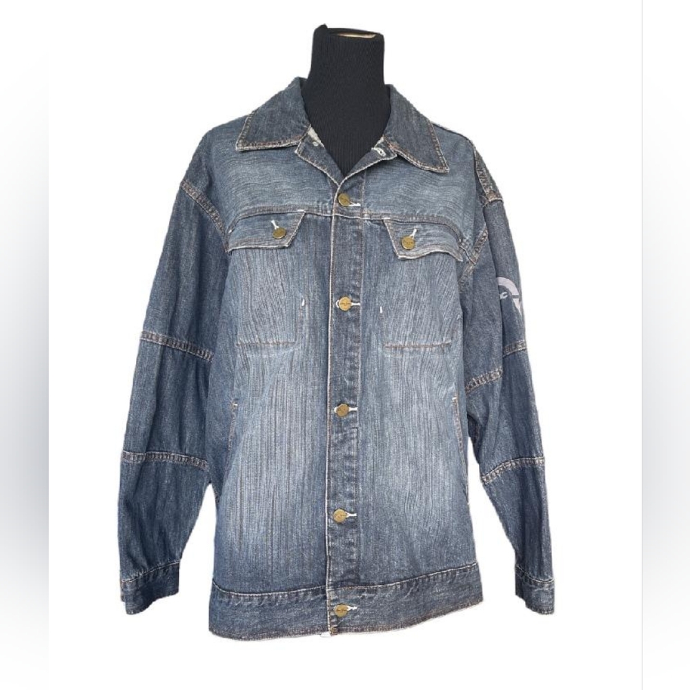 Sean John Denim Jacket Men's Sz L